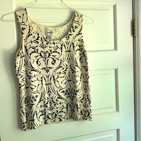 Chico’s silk and rayon top. Size 1. New with tag. - Picture 2 of 6